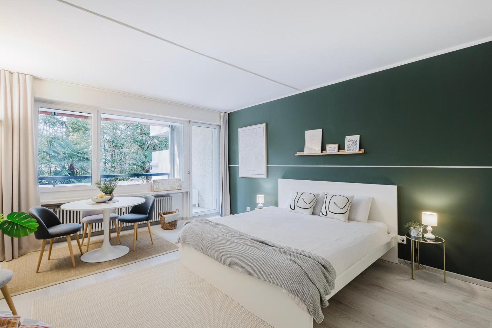 Luganersee, Pool, Strand, Parkplatz, Suite 204 Bissone Exterior photo